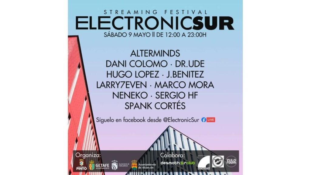 Cartel Electro Sur 9 de mayo