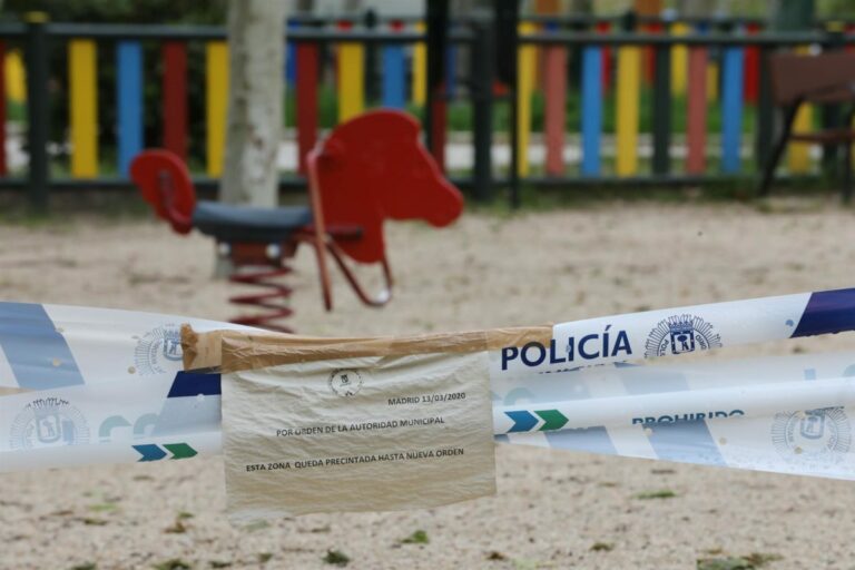 zonas infantiles de los parques de Madrid abrirán