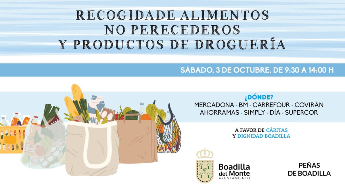 recogida alimentos Boadilla