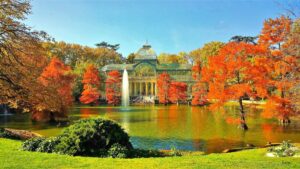 El Retiro en otoño