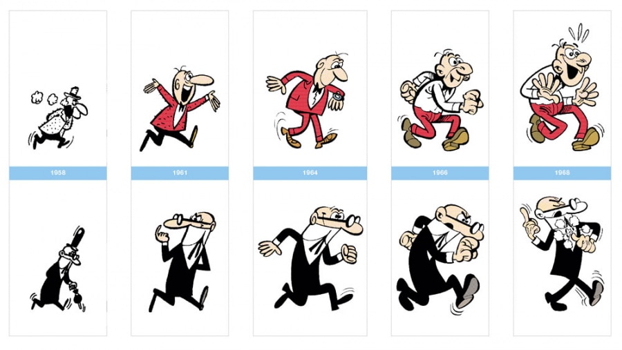 Transformación Mortadelo y Filemón