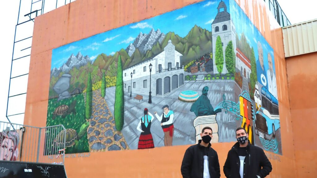 mural Galapagar