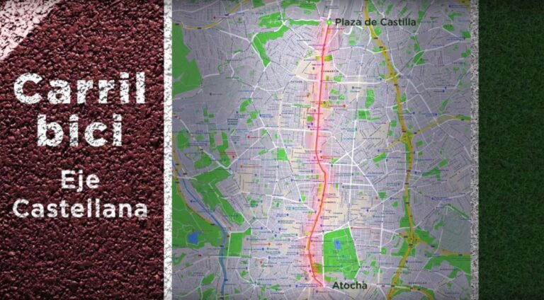 carril bici castellana