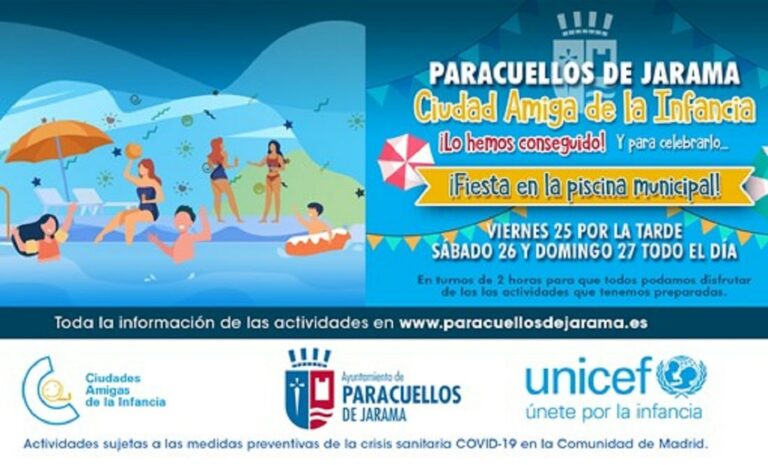 fiesta piscina paracuellos
