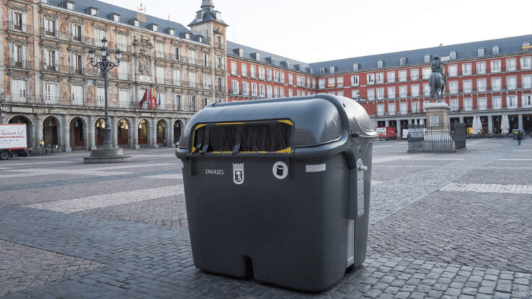 Basura Plaza Mayor Madrid