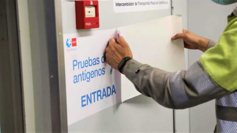 test de antígenos síntomas Covid Madrid