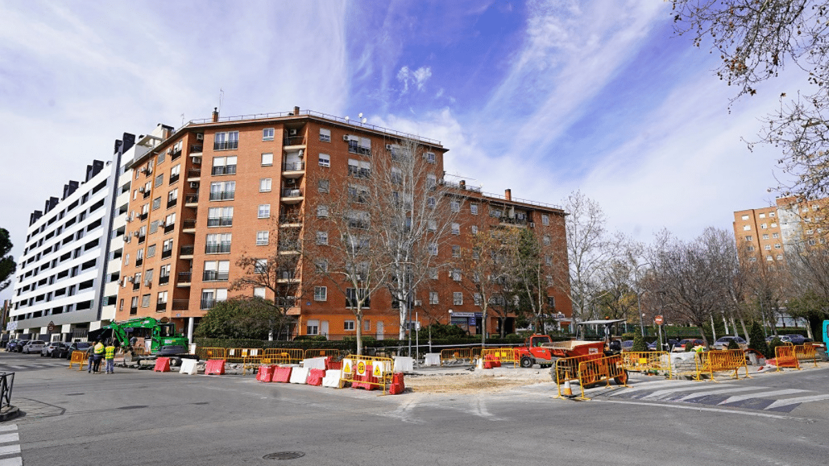 Torrejón rotonda La Plata y Cañada