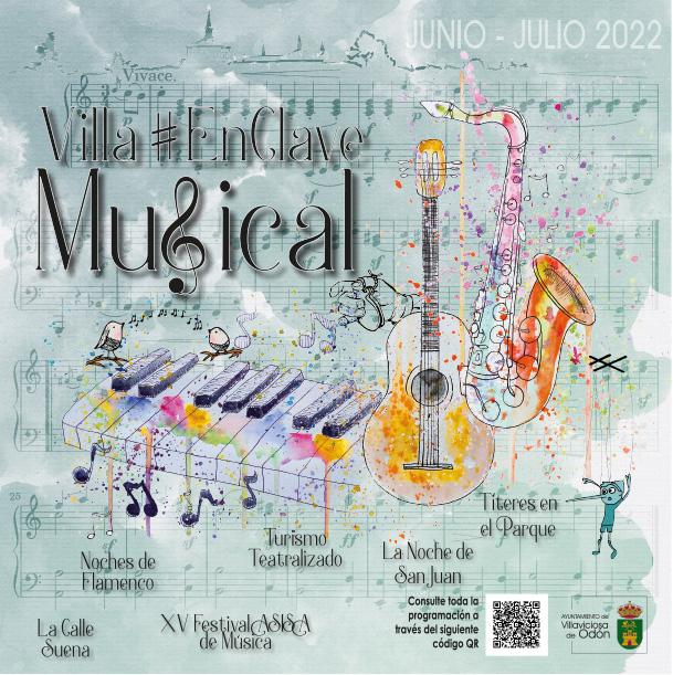 Cartel Enclave Musical Villaviciosa de Odón 2022