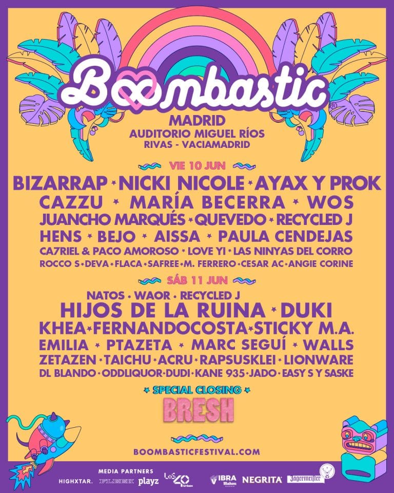 Cartel del Festival Boombastic 2022