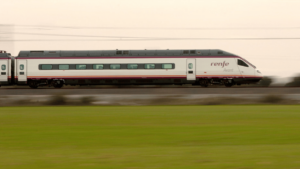 Tren de Renfe con destino a Madrid