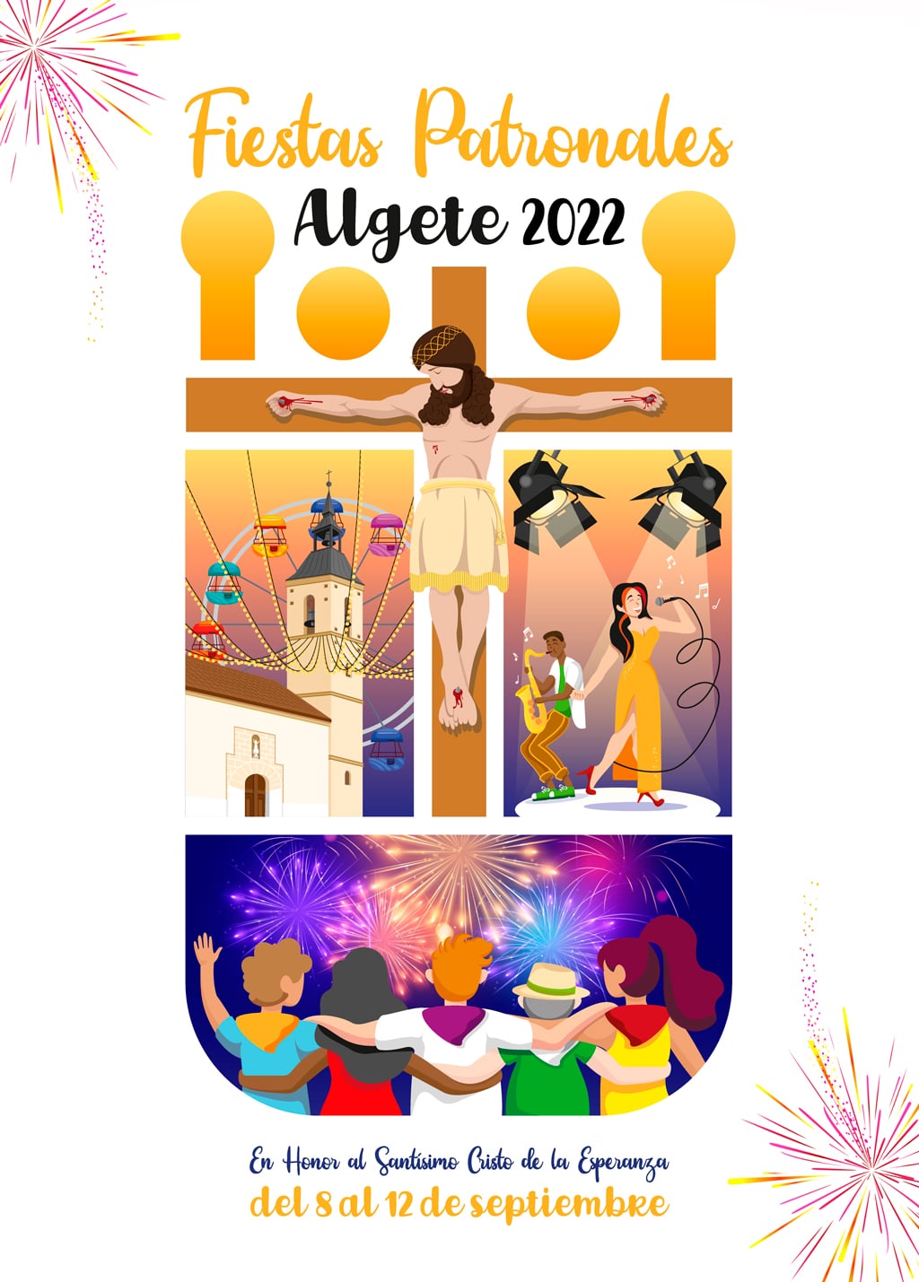 Cartel de las Fiestas Patronales de Algete 2022