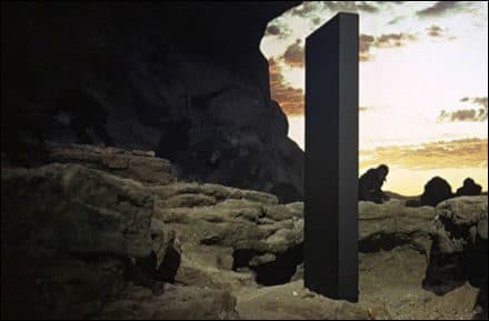 Monolito de la película '2001: Odisea del espacio'
