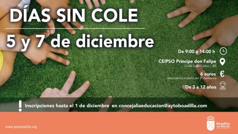 boadilla dias sin cole