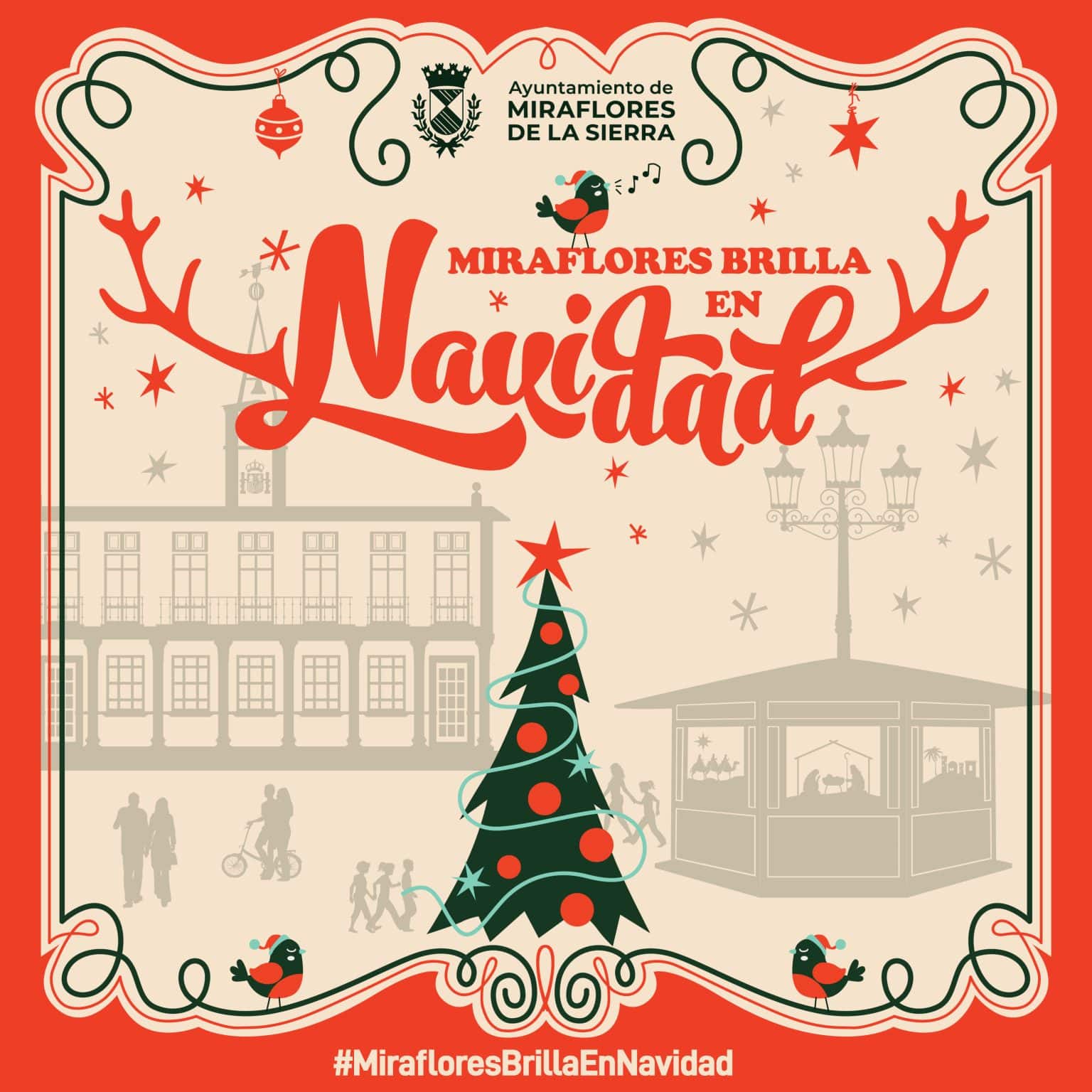 miraflores brilla en navidad