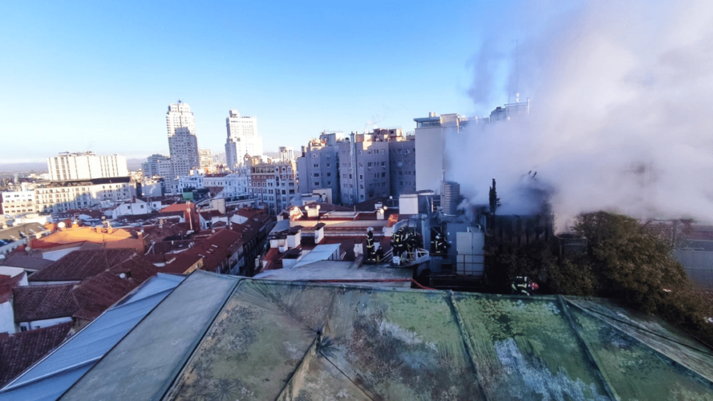 gran via incendio madrid