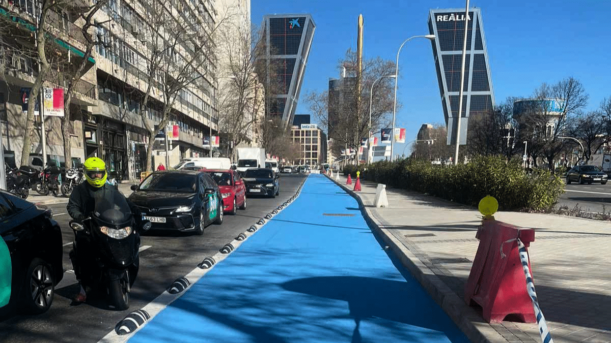 carril bici castellana