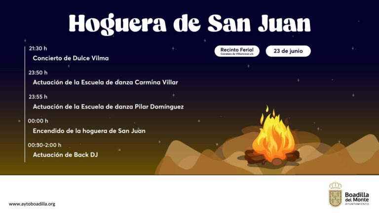 programacion hoguera san juan