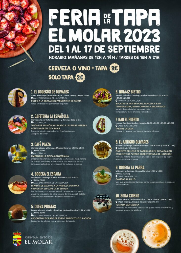 feria de la tapa el molar