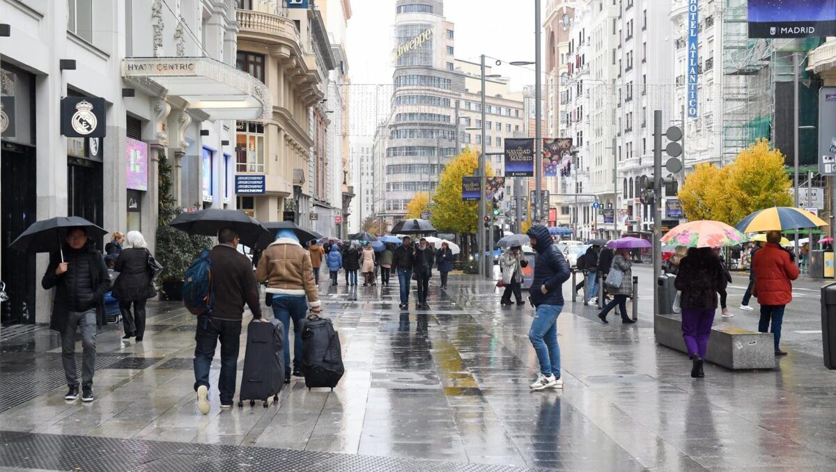 lluvia Madrid