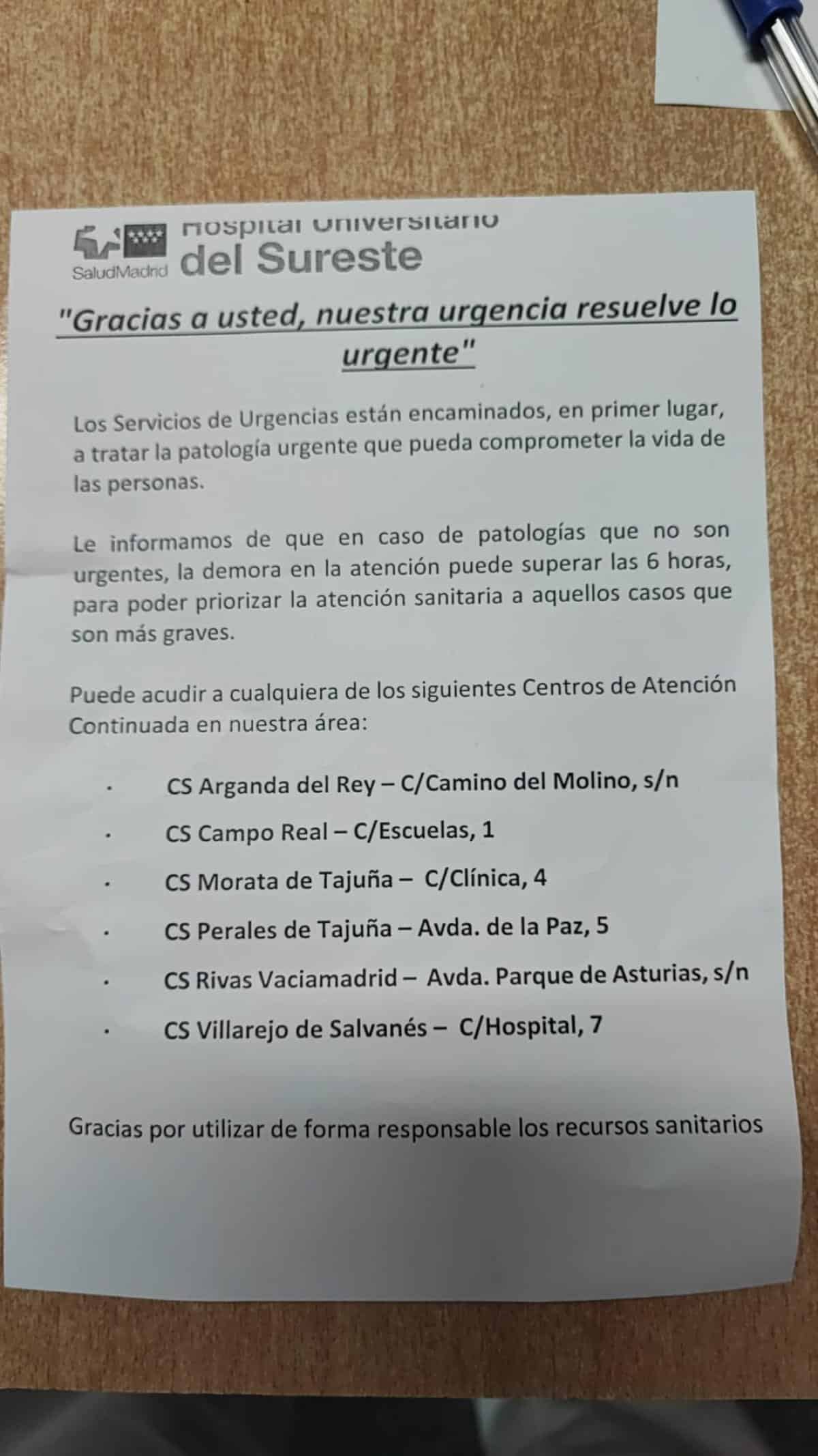 médicos urgencias
