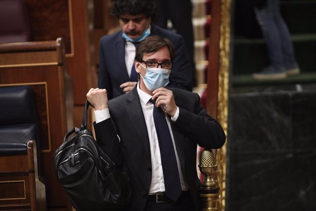 El Gobierno central opta por no autorizar las medidas de flexibilidad de la Fase 1 solicitadas por Madrid El ministro de Sanidad, Salvador Illa, interviene en el pleno de control al Gobierno centrado en las medidas post-COVID 19.