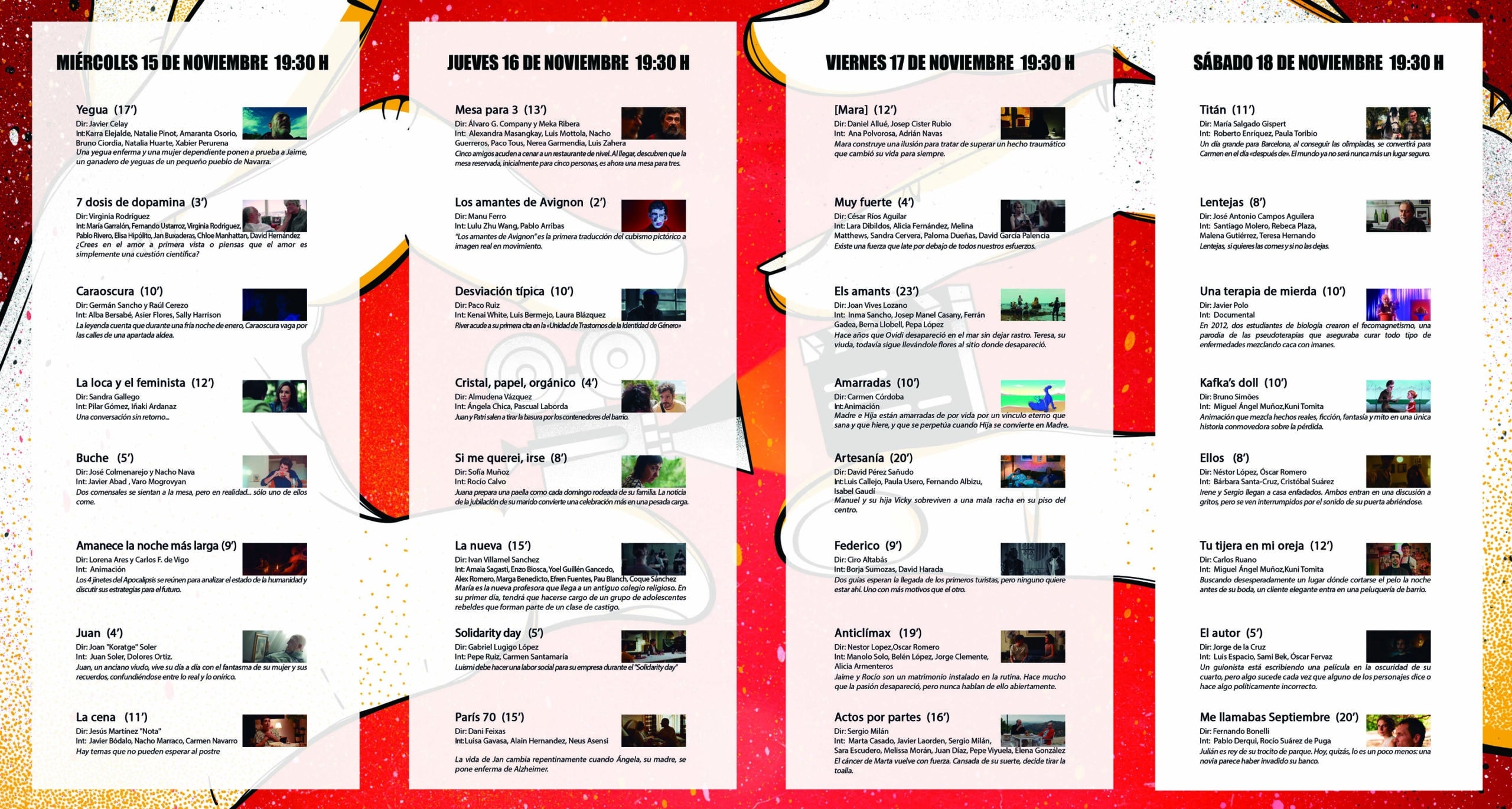 programa festival cortometrajes paracuellos
