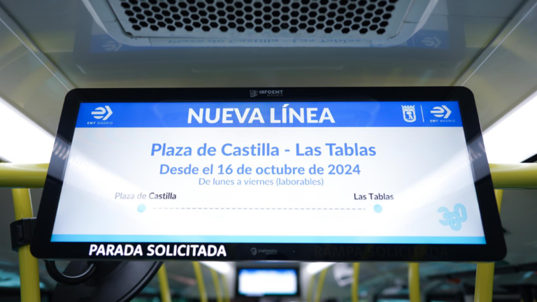 linea bus plaza castilla las tablas