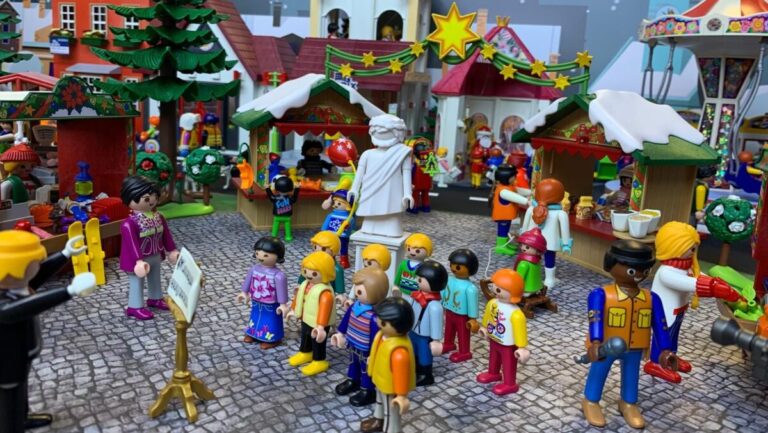 exposición Navidad Playmobil