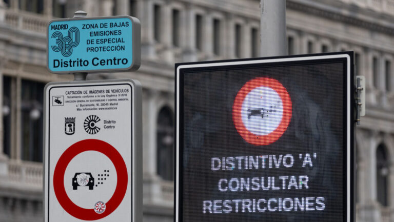vehículos sin etiqueta Madrid