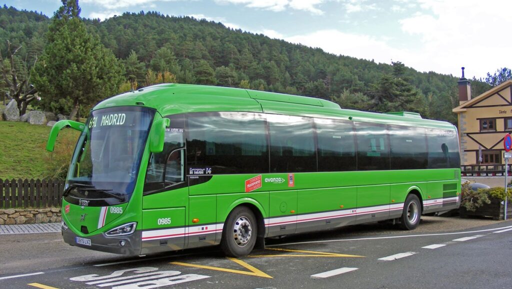 autobús Cercedilla