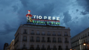 apagado cartel tio pepe sol