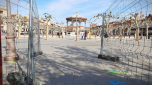 obras plaza de cervantes