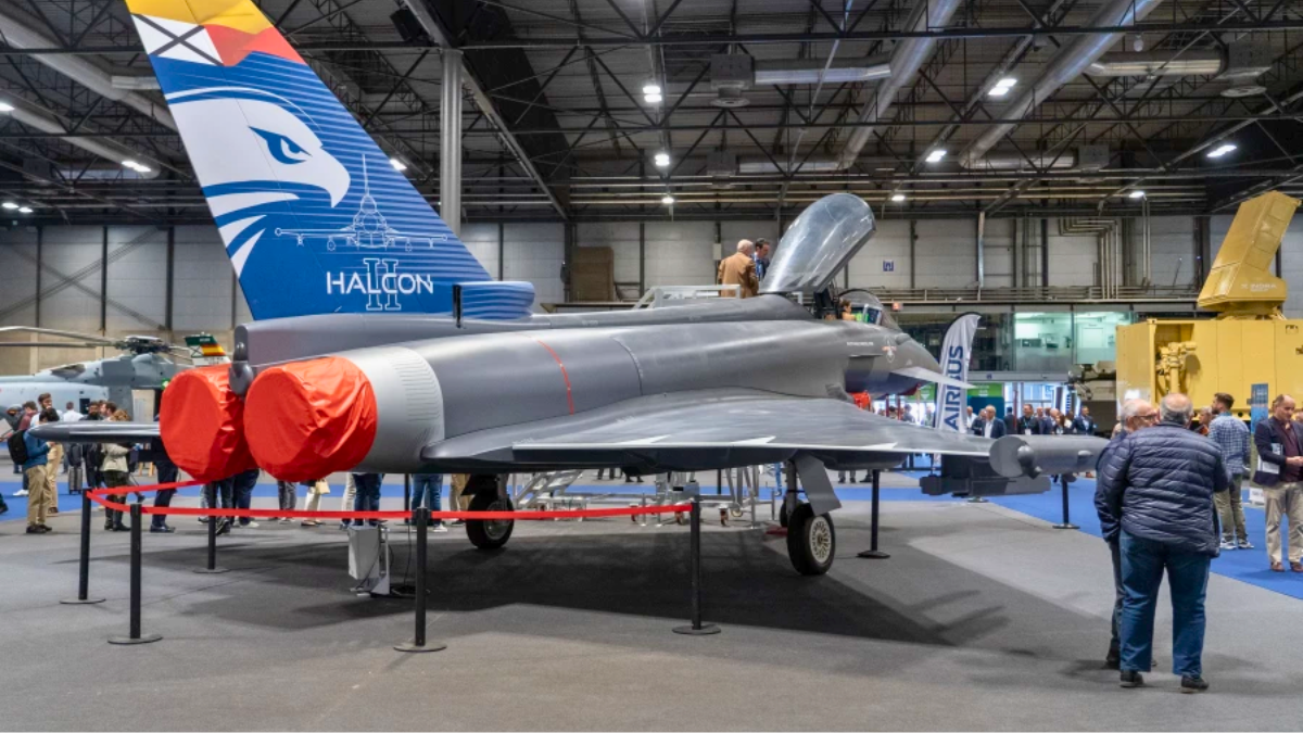 Madrid acoge una maqueta a escala real del Eurofighter con acceso gratuito