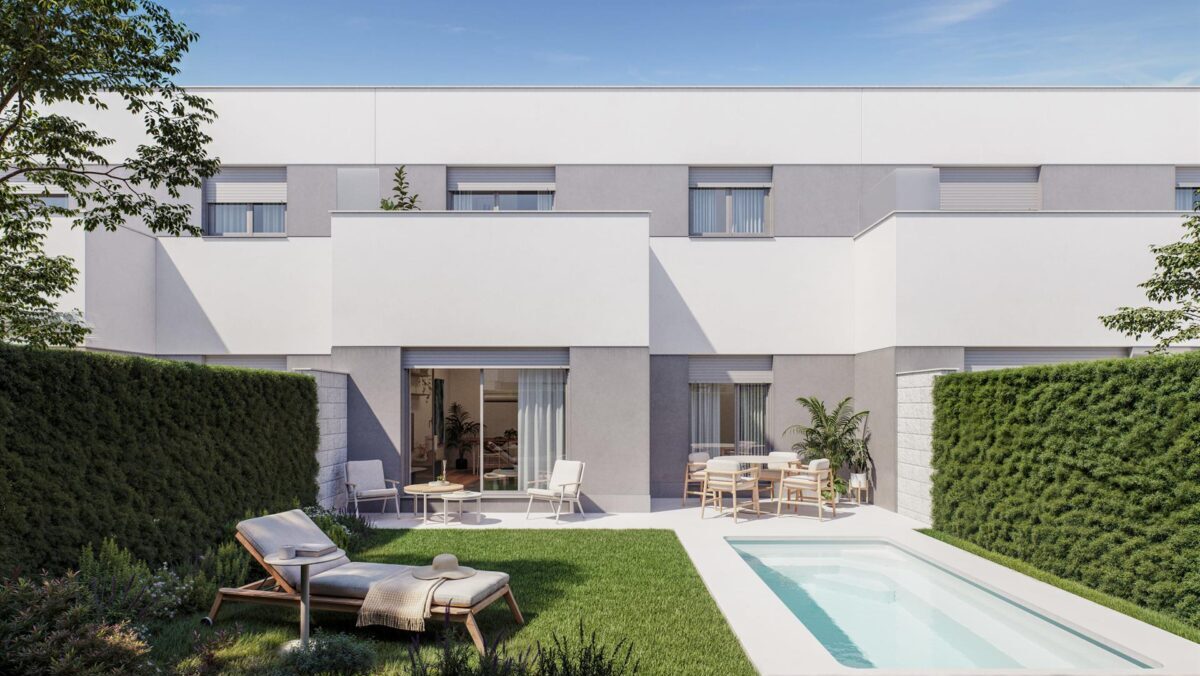 Chalets con jardín y piscina opcional: nueva promoción de Insur en Alcalá de Henares