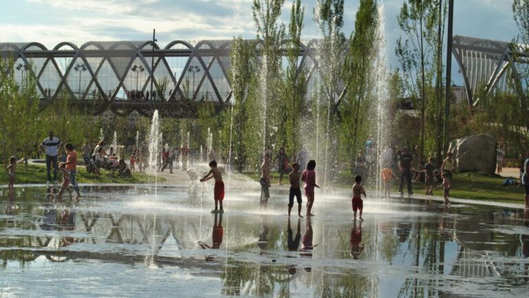 chorros Madrid Río
