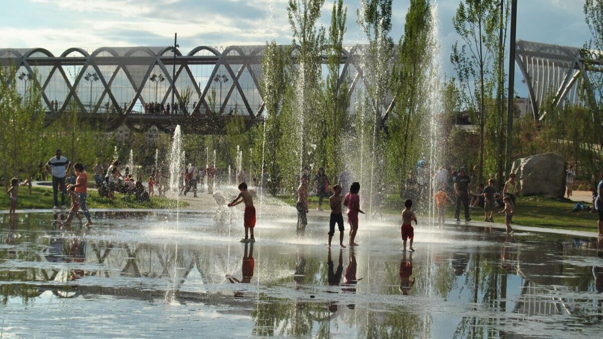 chorros Madrid Río