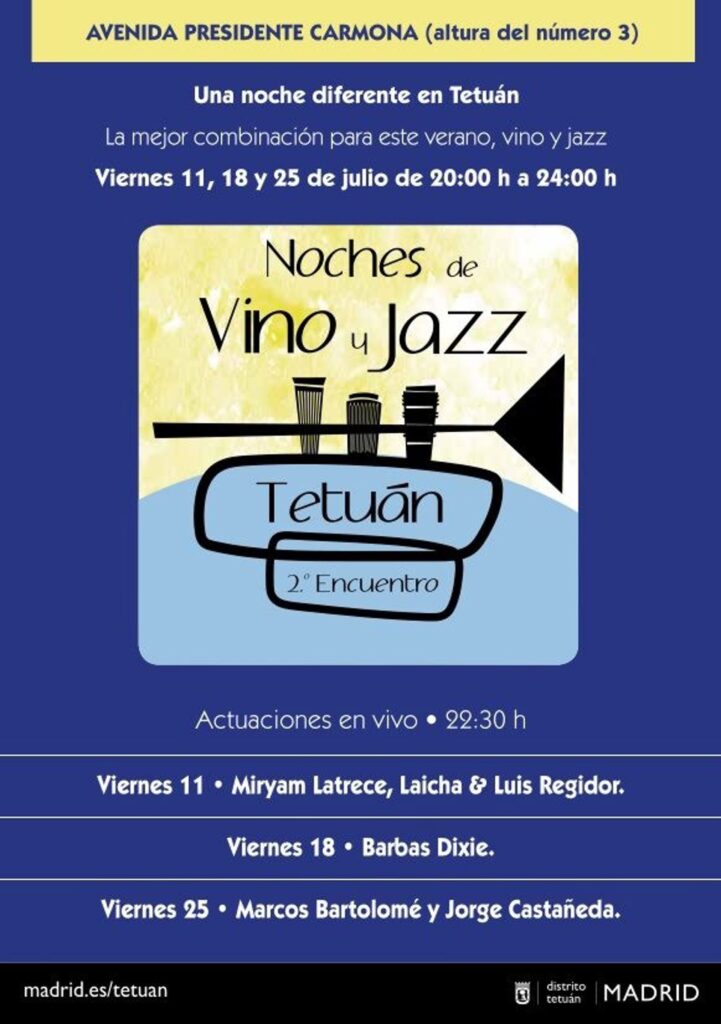 noches vino jazz madrid