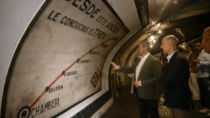 obras estacion fantasma chamberi metro
