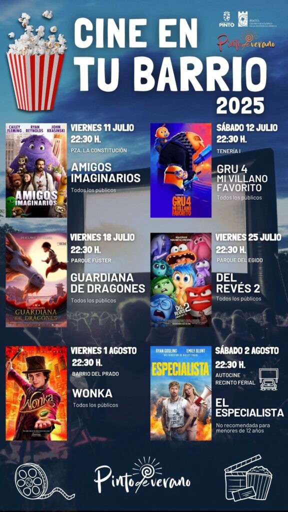 pinto cine verano