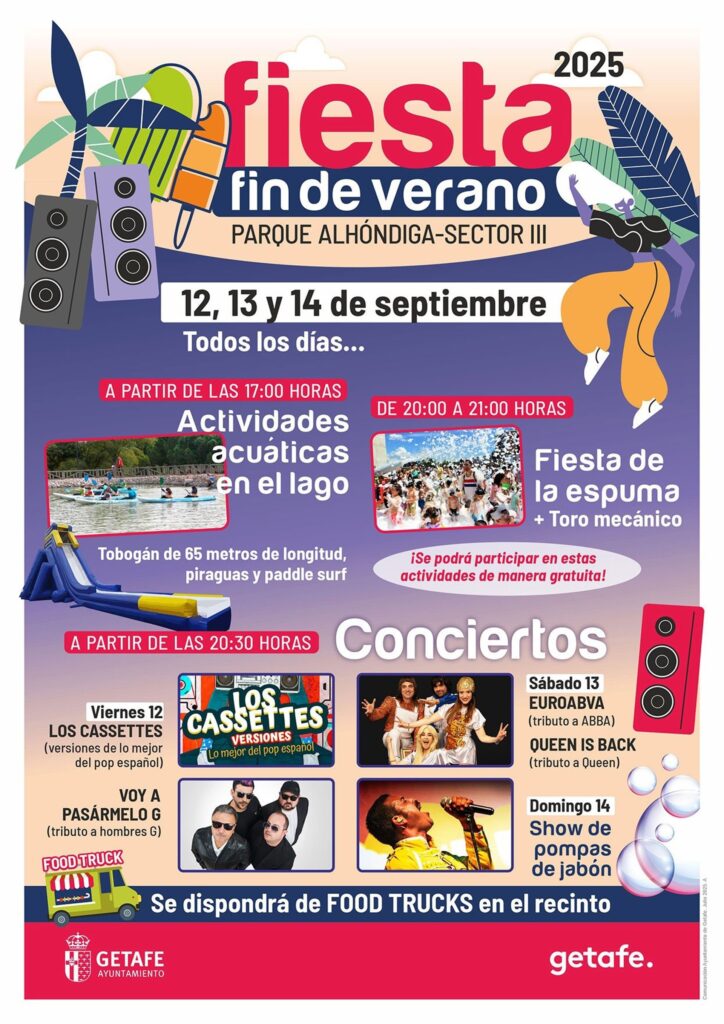 fiesta fin verano getafe