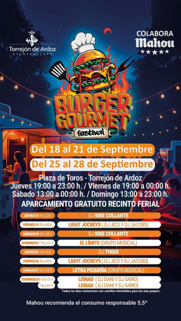 programacion burger gourmet festival