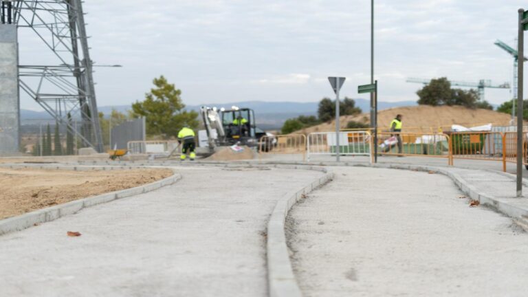 obras carril bici boadilla valenoso