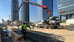 obras tunel parque castellana