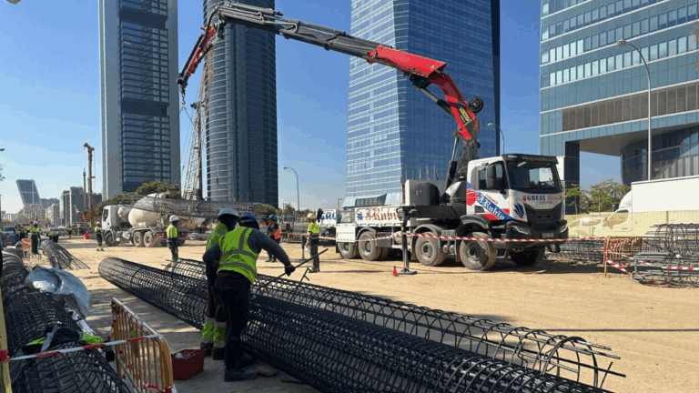 obras tunel parque castellana