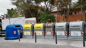 Pinto campaña contenedores