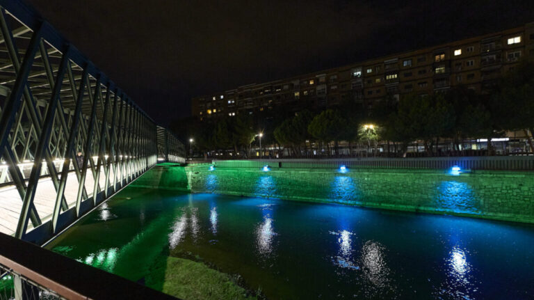 Manzanares iluminación nocturna