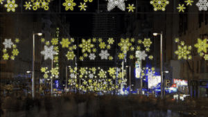 luces navidad cortes trafico metro emt madrid