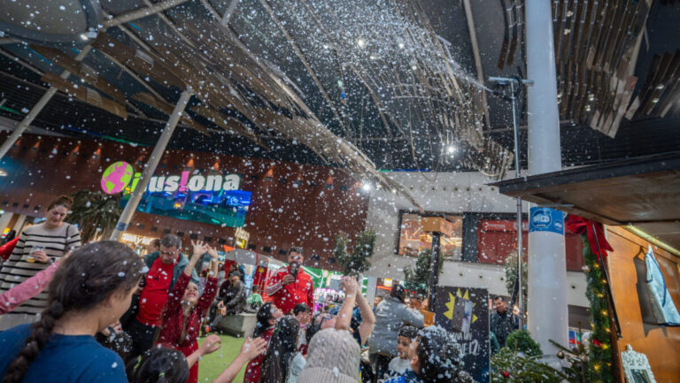nieve centro comercial Islazul