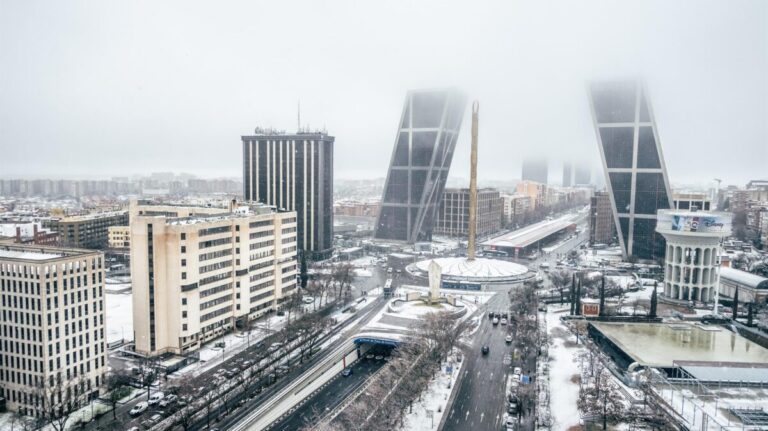 transporte público nieve