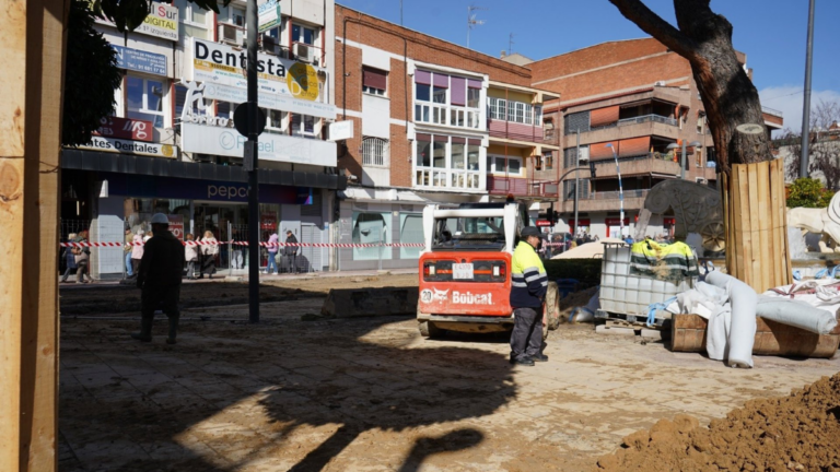 obras calle madrid getafe